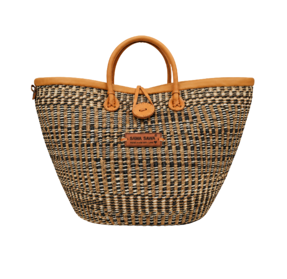 Rooted Heritage Life Handmade Sisal Straw Basket Tote