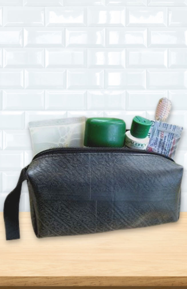 Recycled Rubber Toiletry Bag