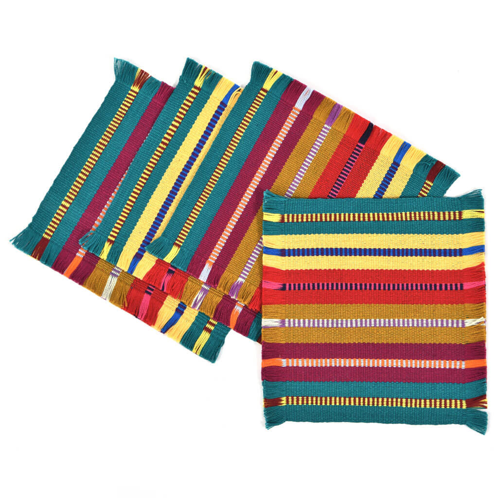 Guatemala Hand Woven Celebration Coasters