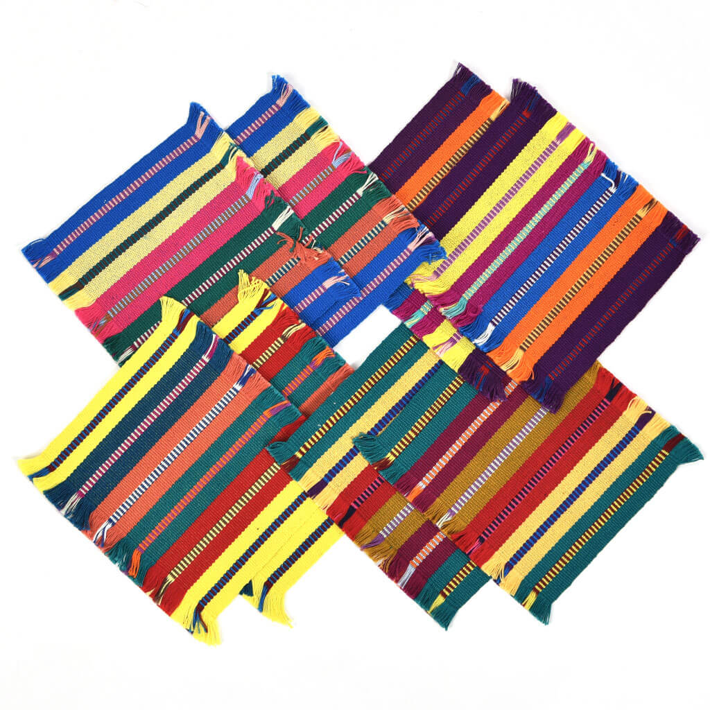Guatemala Hand Woven Celebration Coasters