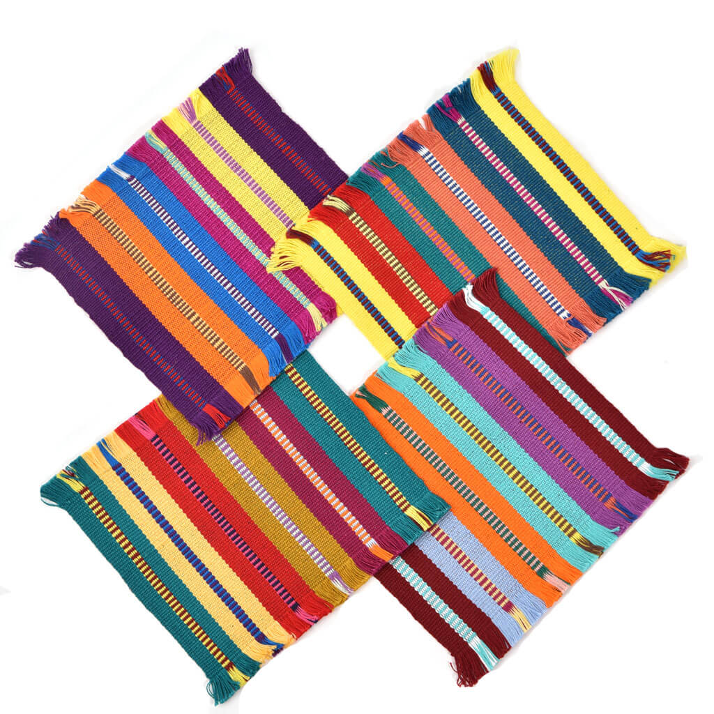 Guatemala Hand Woven Celebration Coasters