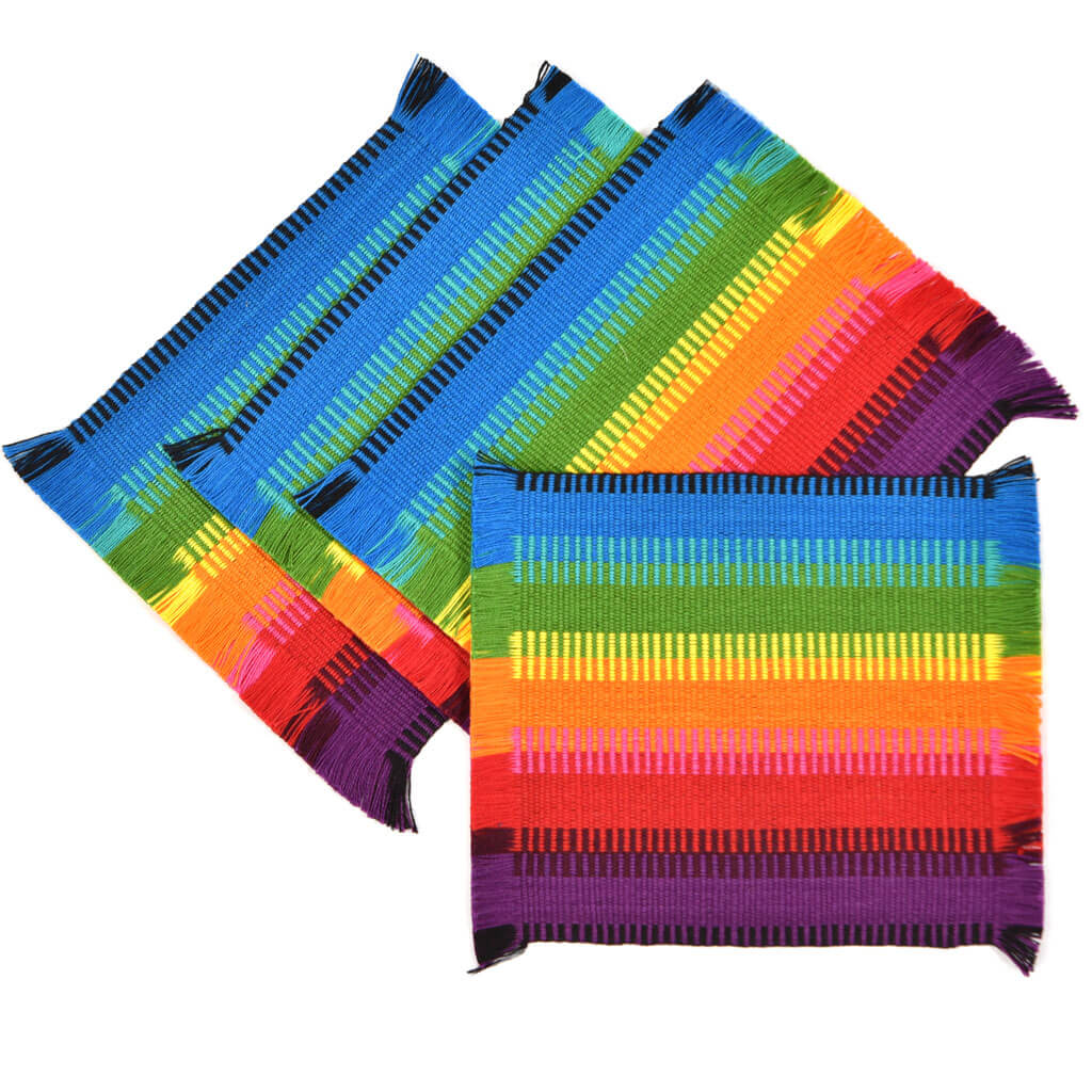 Guatemala Hand Woven Celebration Coasters