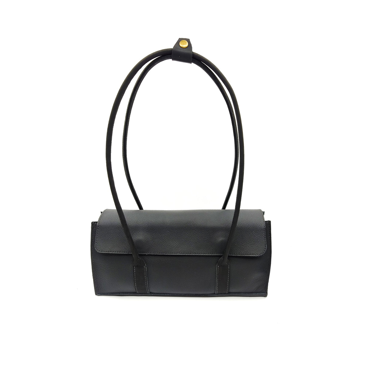 East-West Shoulder Bag in Black