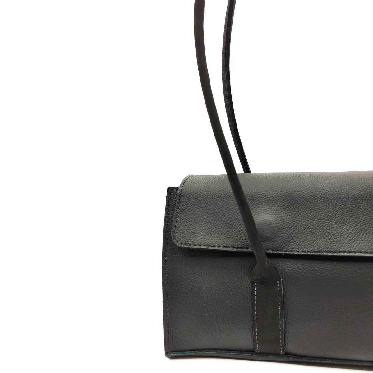 East-West Shoulder Bag in Black