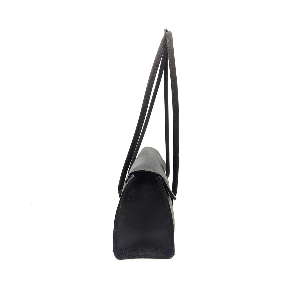 East-West Shoulder Bag in Black