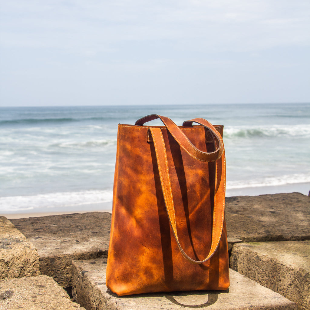The Perfect Tote - Saddle Brown
