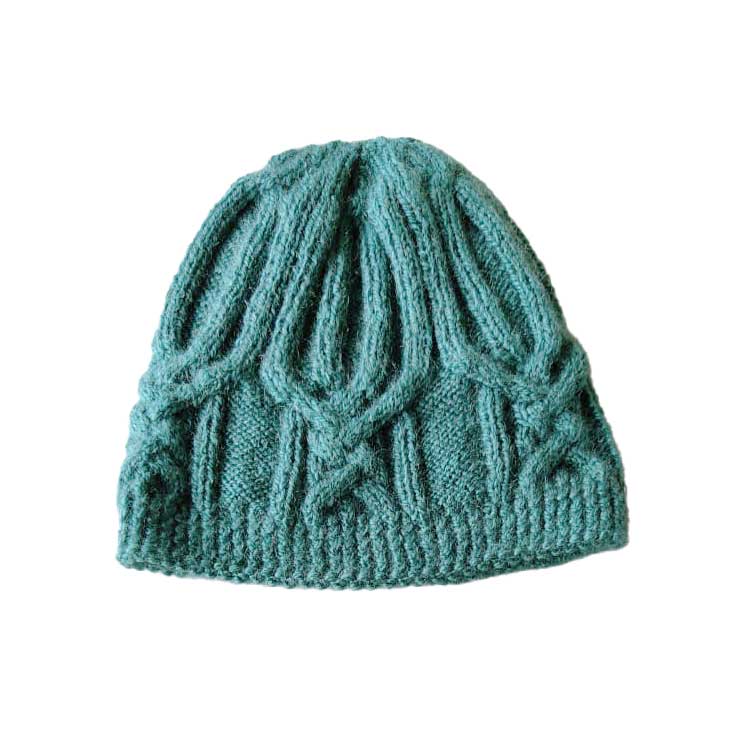 Handknit Cable Cap