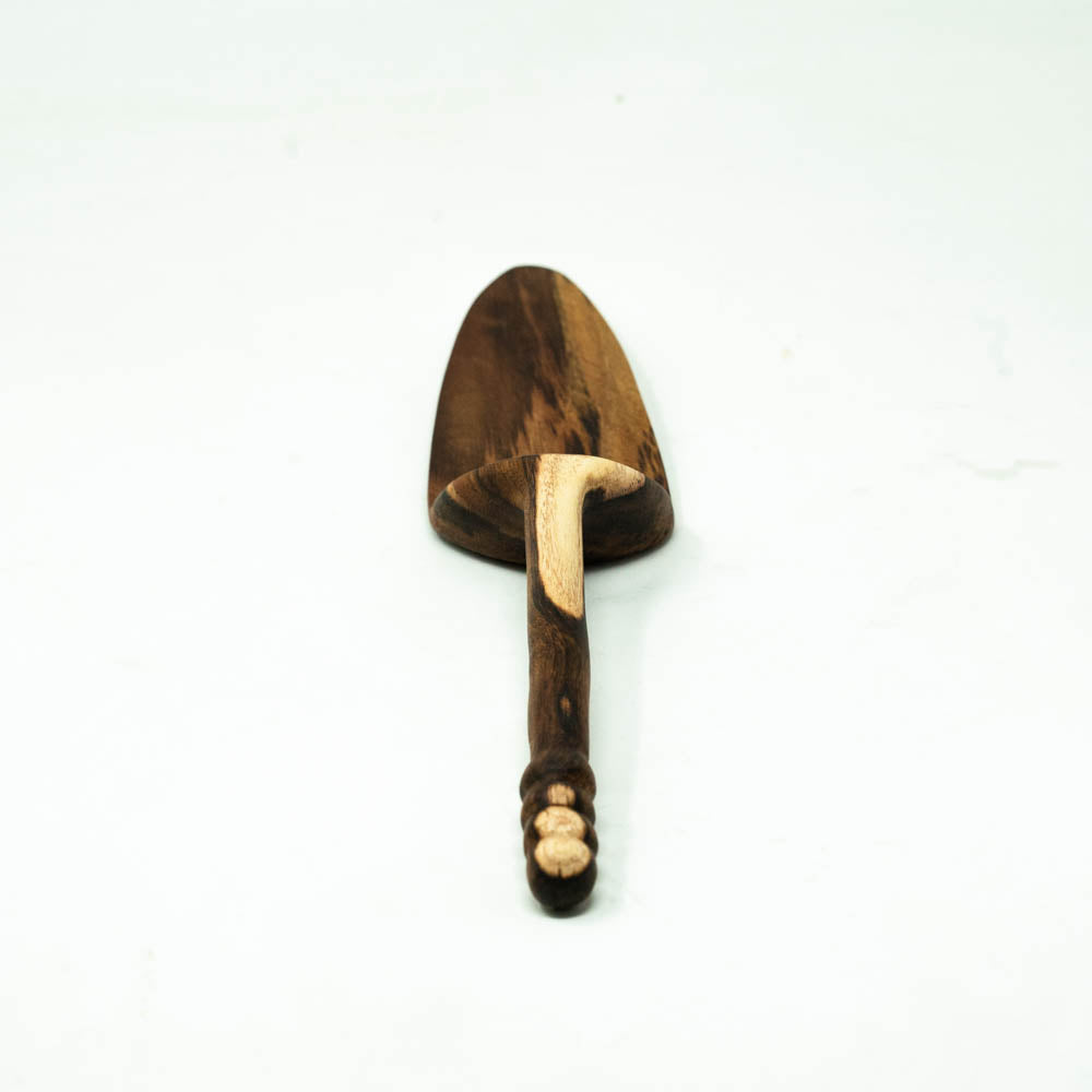 Hand Carved Wooden Spoon - Faye Pie Server
