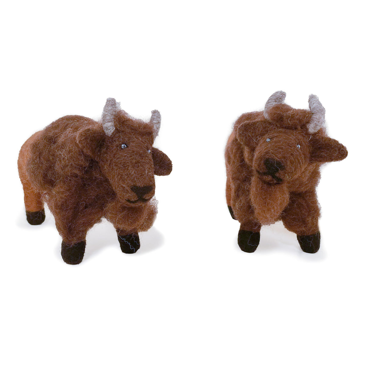 Felted Wool Buffalo