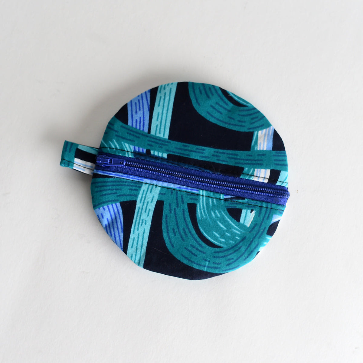 Handmade Round Fabric Coin Purse