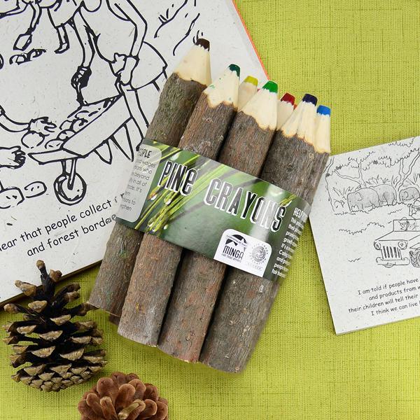Pine Stick Crayons