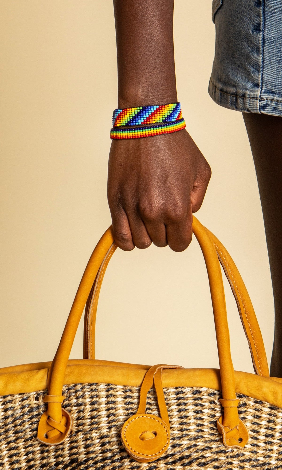 Rooted Heritage Life Handmade Sisal Straw Basket Tote