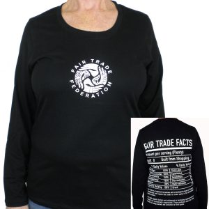 Fair Trade Federation Fitted Long Sleeve Tee Shirt $ 29.95