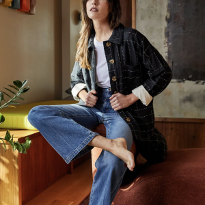 Crosshatch Quilted Chore Jacket